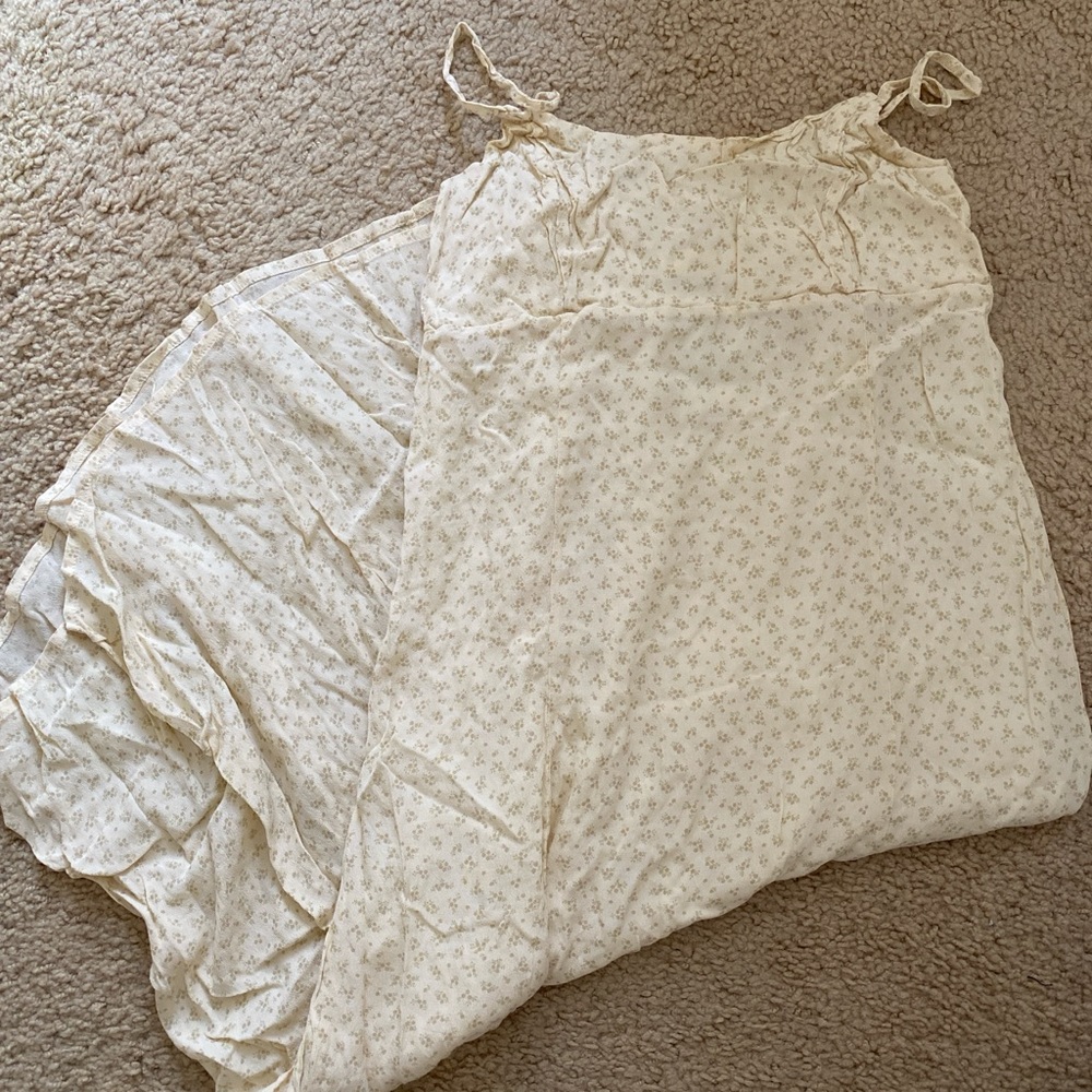 Brandy Melville yellow  floral Colleen slip dress